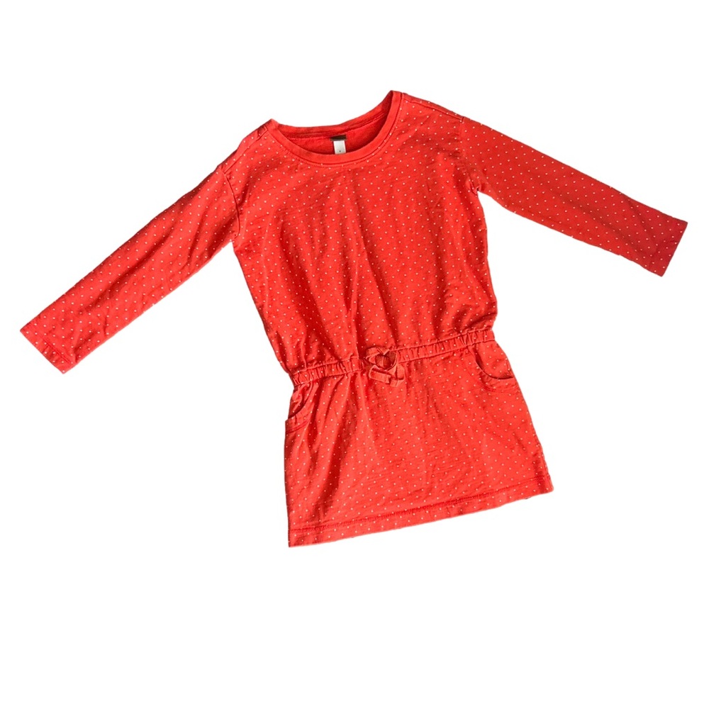Tea Collection Dotty Drawstring Dress size 6